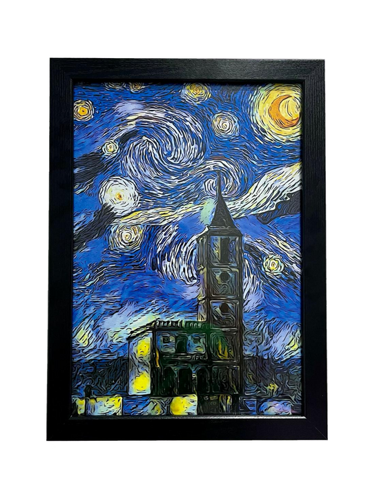 La noche estrellada de Van Gogh en la Iglesia de Las Salinas