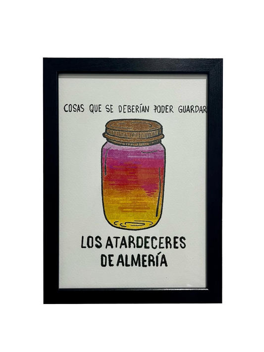 Colección Tarros almerienses: Atardecer